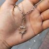 Gothic Thorny Heart Silver Kolye
