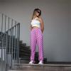 Pembe Black Pink Logo Kolaj Oversize (Unisex) Eşofman