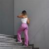 Pembe Black Pink Logo Kolaj Oversize (Unisex) Eşofman