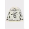 Taka Original Beyaz Retro Oversize Kazak