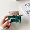 Yeşil Sepetli Starbucks Ayıcık Airpod Kılıf